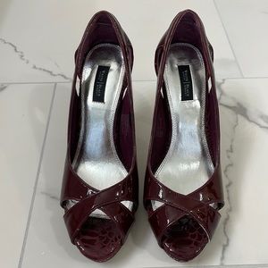 White House Black Market Patent Leather Heels